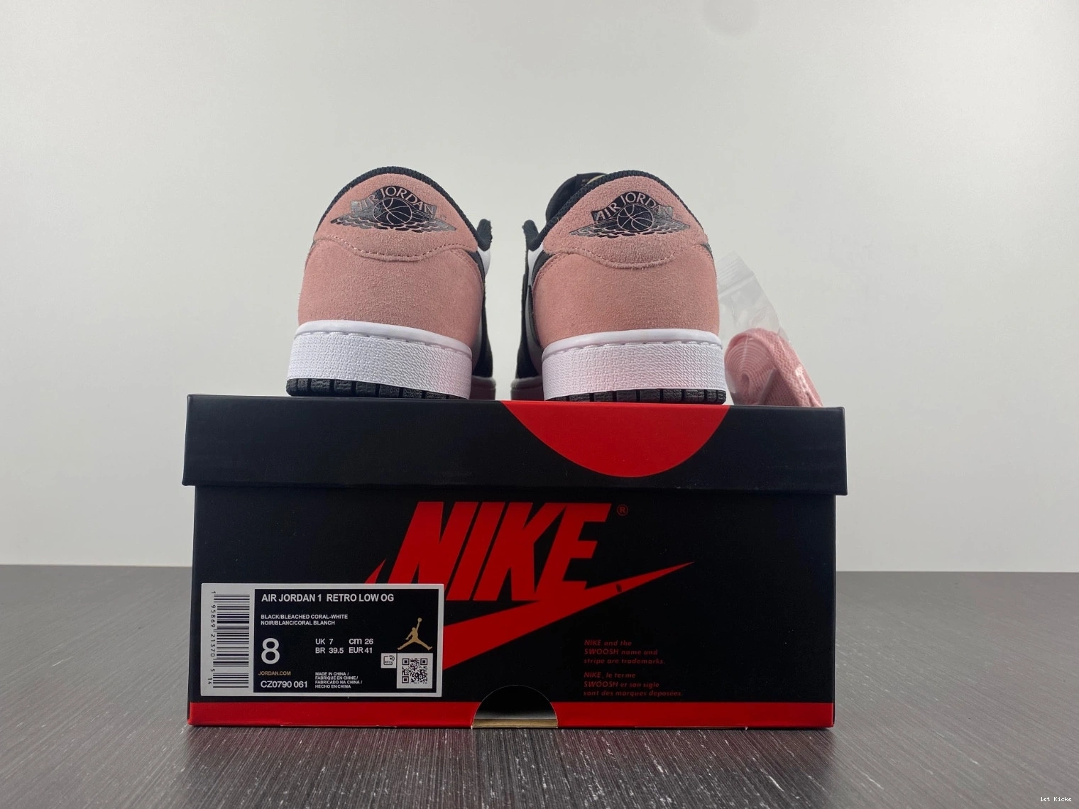 OG Bleached Low - Coral 1 CZ0790-061 Jordan 0107